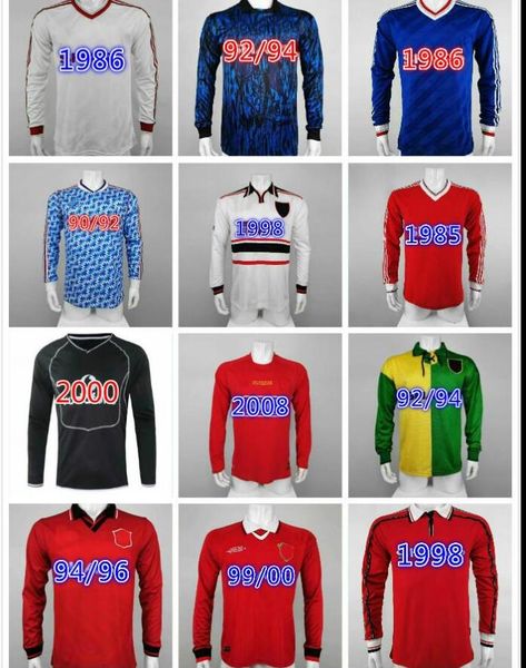 1992 1993 cantona giggs ronaldo keane mens retro long sleeve soccer jerseys 1998 1999 beckham solskjaer scholes ferdinand rooney chicharito, Black;yellow
1992 1993 cantona giggs ronaldo keane mens retro long sleeve soccer jerseys 1998 1999 beckham solskjaer scholes ferdinand rooney chicharito, Black;yellow