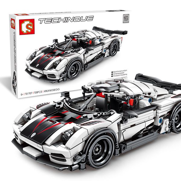 701707 technology series mechanical code koenigsegg sport car children's assembling building block racing car for kids
701707 technology series mechanical code koenigsegg sport car children's assembling building block racing car for kids