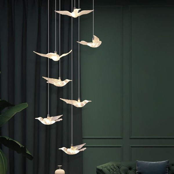 modern lamps simple led pendant light fixtures creative staircase hanging lamp nordic personality duplex building model room engineering
modern lamps simple led pendant light fixtures creative staircase hanging lamp nordic personality duplex building model room engineering