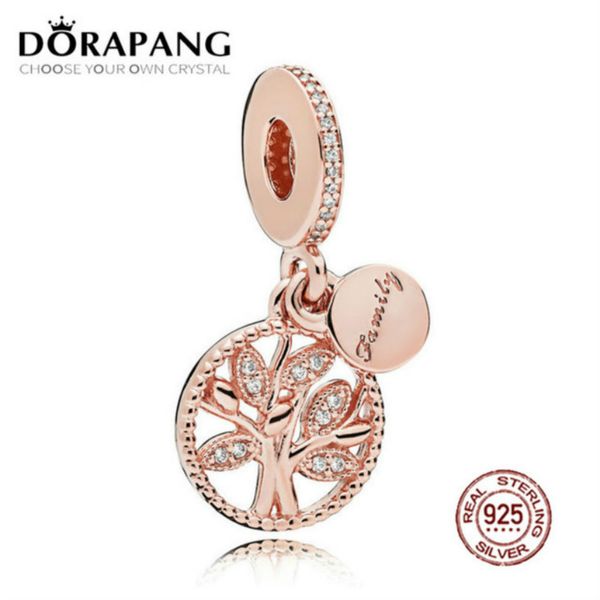 2021 new 100% 925 sterling silver family heritage dangle charm rose & clear cz pendant bead for mother gift bracelet diy, Black
2021 new 100% 925 sterling silver family heritage dangle charm rose & clear cz pendant bead for mother gift bracelet diy, Black