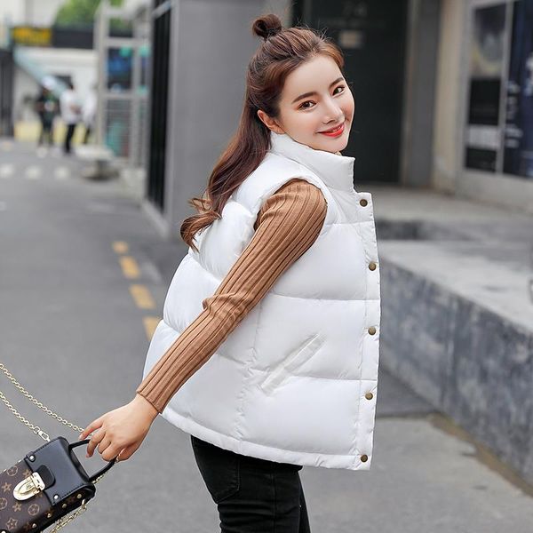 women's down & parkas in the fall and winter of ma3 jia3 female students cotton-padded clothes fashion waistcoat vest short coat2021, Black
women's down & parkas in the fall and winter of ma3 jia3 female students cotton-padded clothes fashion waistcoat vest short coat2021, Black