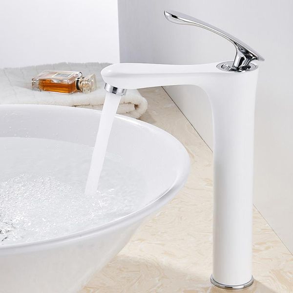 modern basin faucet single hole cold and water mixer tap white kitchen faucet simplicity home decor bathroom accessories
modern basin faucet single hole cold and water mixer tap white kitchen faucet simplicity home decor bathroom accessories