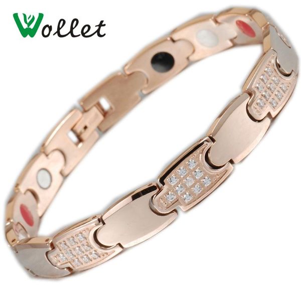 link, chain wollet jewelry health care healing energy titanium bracelet for women men germanium infrared negative ion magnet tourmaline, Black
link, chain wollet jewelry health care healing energy titanium bracelet for women men germanium infrared negative ion magnet tourmaline, Black
