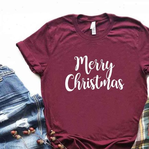 merry christmas print women tshirt cotton casual funny t shirt gift for lady yong girl street tee a 1037, White
merry christmas print women tshirt cotton casual funny t shirt gift for lady yong girl street tee a 1037, White