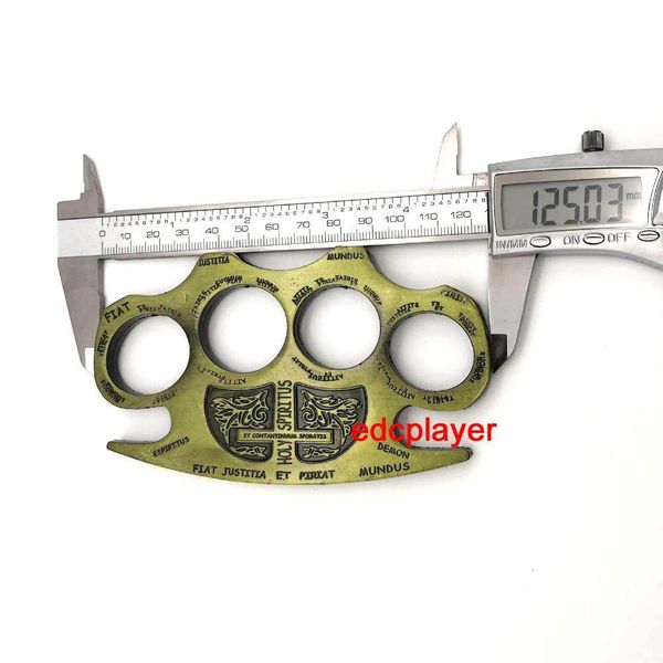 edc alloy detective constantine brass knuckle dusters gold powerful damage safety equipment self-defense survival outdoor tool2021
edc alloy detective constantine brass knuckle dusters gold powerful damage safety equipment self-defense survival outdoor tool2021