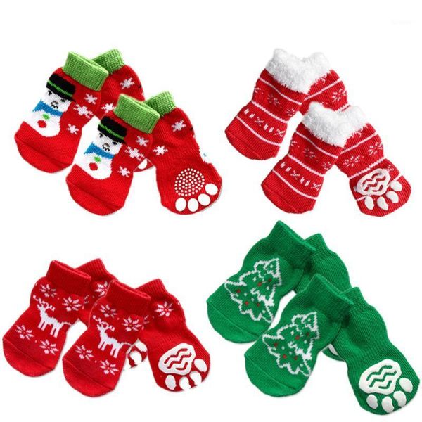 4 sets of pet dog puppy cat non-slip cotton socks with christmas pattern size s1
4 sets of pet dog puppy cat non-slip cotton socks with christmas pattern size s1