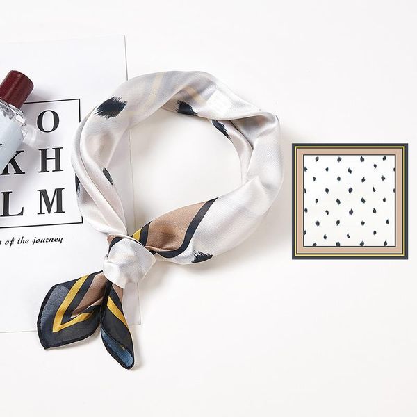 scarves 53*53cm women small satin silk scarf square print wrap foulard femme handkerchief bandana neck hair skinny tie shawls, Blue;gray
scarves 53*53cm women small satin silk scarf square print wrap foulard femme handkerchief bandana neck hair skinny tie shawls, Blue;gray