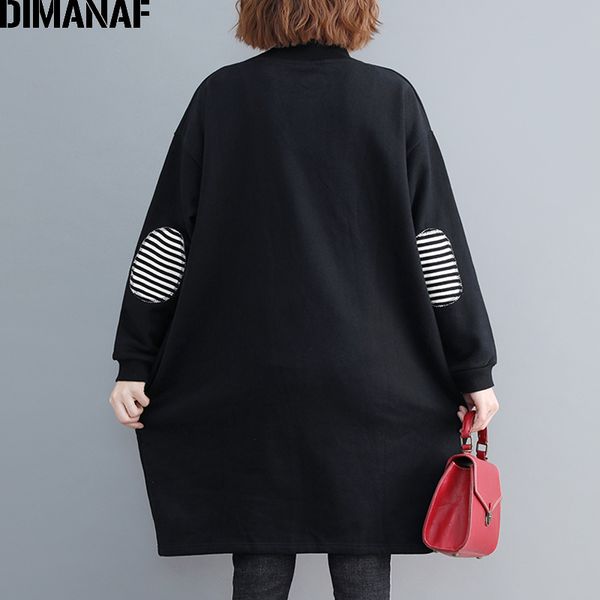 dimanaf women plus size hoodies sweatshirts thicken female clothes pullover vintage black patchwork loose 2021 autumn winter q1219, Black;white
dimanaf women plus size hoodies sweatshirts thicken female clothes pullover vintage black patchwork loose 2021 autumn winter q1219, Black;white