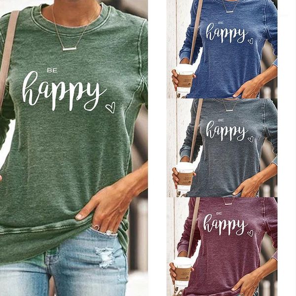 women's long-sleeved casual letter printed sweatshirt fall 2020 sweatshirts vintage long sleeve1, Black
women's long-sleeved casual letter printed sweatshirt fall 2020 sweatshirts vintage long sleeve1, Black
