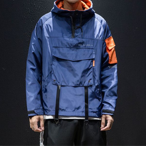 2020 men spring autumn patchwork color hooded coat windbreaker jackets male casual fashion loose style hip pop jacket, Black;brown
2020 men spring autumn patchwork color hooded coat windbreaker jackets male casual fashion loose style hip pop jacket, Black;brown