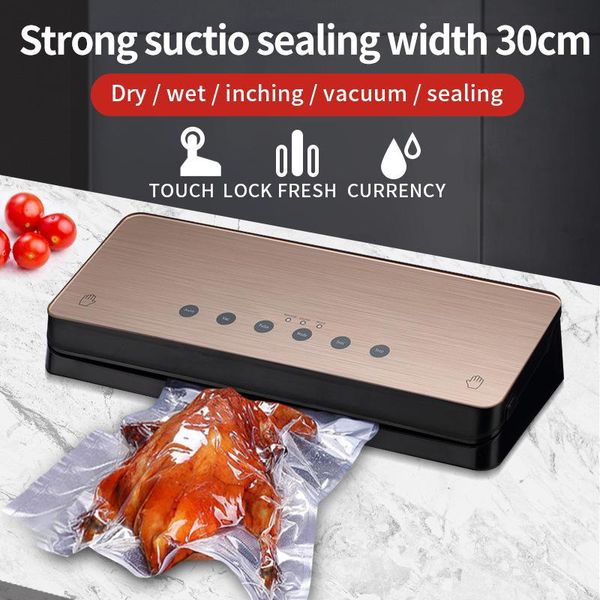 kitchen vacuum sealer 220v/110v automatic commercial household vacuum sealer packaging machine include 10pcs bags
kitchen vacuum sealer 220v/110v automatic commercial household vacuum sealer packaging machine include 10pcs bags