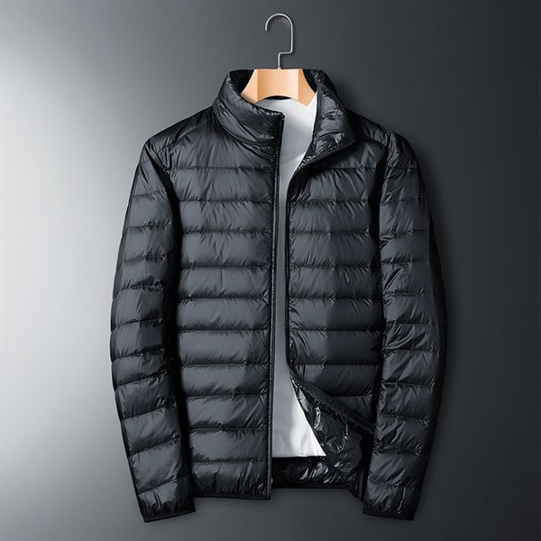 90 white duck 2020 lightweight short down et warm men's top portable coat winter leisure Korean version, Black
90 white duck 2020 lightweight short down et warm men's top portable coat winter leisure Korean version, Black