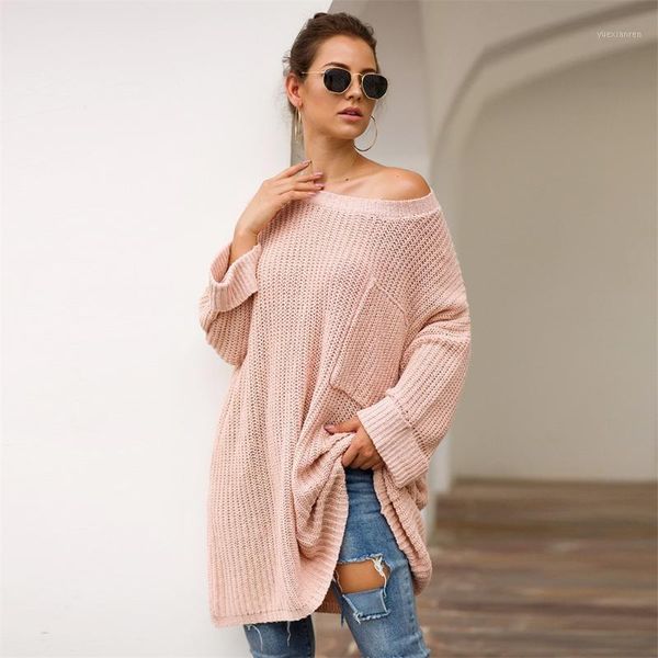 autumn women loose sweater knitt pullover solid long sleeve sweater pocket winter knitted jumper oversized 7#31, White;black
autumn women loose sweater knitt pullover solid long sleeve sweater pocket winter knitted jumper oversized 7#31, White;black