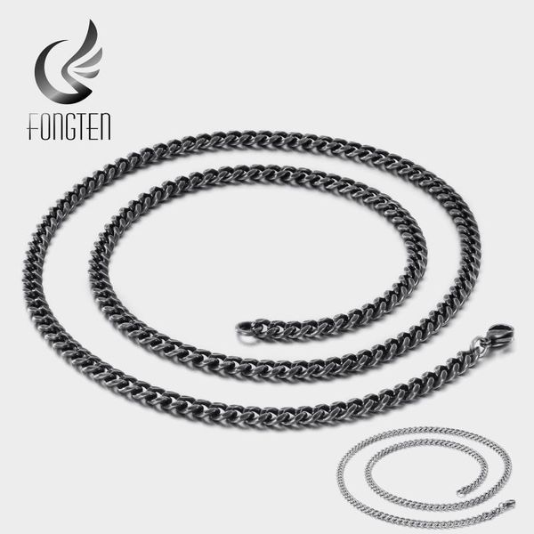 fongten vintage long color stainless steel link chain necklace for men fashion jewelry1, Silver
fongten vintage long color stainless steel link chain necklace for men fashion jewelry1, Silver