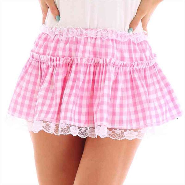 elastic waistband women short skirt with lace hem pleated gingham a-line mini skirts men sissy skirt, Black
elastic waistband women short skirt with lace hem pleated gingham a-line mini skirts men sissy skirt, Black