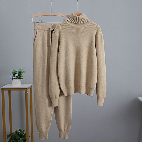 2021 new women sweater suits track costumes 2 piece sets autumn winter thick turtleneck pullover soft female jumper pull femm p6cz, White;black
2021 new women sweater suits track costumes 2 piece sets autumn winter thick turtleneck pullover soft female jumper pull femm p6cz, White;black