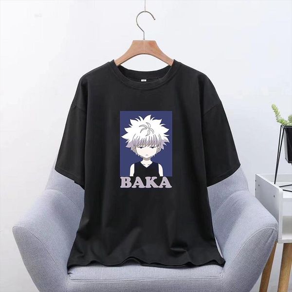 hunter x hunter killua baka harajuku female fashion t shirt japanese tees casual tumblr instagram casual, White
hunter x hunter killua baka harajuku female fashion t shirt japanese tees casual tumblr instagram casual, White