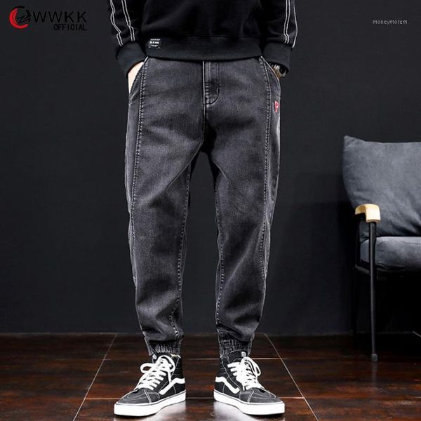 men's jeans wwkk mens japanese fashions harem black gray pants 2021 vintage straight harajuku baggy denim1, Blue
men's jeans wwkk mens japanese fashions harem black gray pants 2021 vintage straight harajuku baggy denim1, Blue