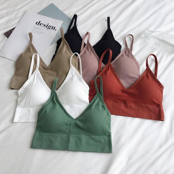 women bralette crop streetwear sleeveless sports tube u-type back seamless cotton padded bh comfort basic tank, Black;white
women bralette crop streetwear sleeveless sports tube u-type back seamless cotton padded bh comfort basic tank, Black;white