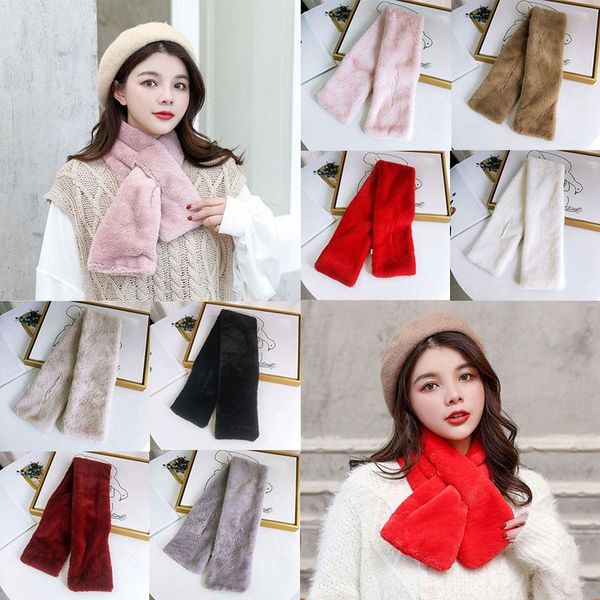 scarves women thicken plush faux fur scarf winter neck warmer shrugs knitted neckerchief long wrap solid candy color collar shawl, Blue;gray
scarves women thicken plush faux fur scarf winter neck warmer shrugs knitted neckerchief long wrap solid candy color collar shawl, Blue;gray