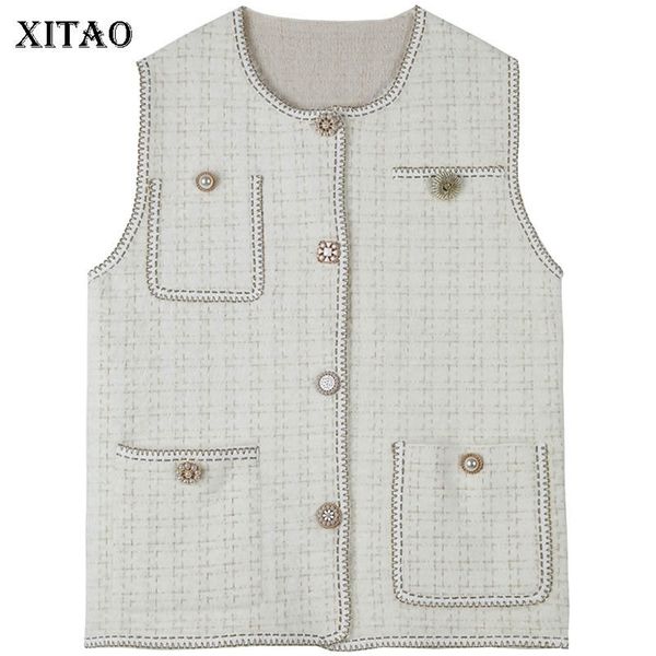 xitao patchwork pockets single breasted vest women autumn fashion new style temperament all match women clothes dzl2005 201102, Black;white
xitao patchwork pockets single breasted vest women autumn fashion new style temperament all match women clothes dzl2005 201102, Black;white