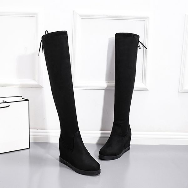 wgznyn 2020 new flock leather women over the knee boots lace up high heels autumn woman shoes winter women boots 3371 c0202, Black
wgznyn 2020 new flock leather women over the knee boots lace up high heels autumn woman shoes winter women boots 3371 c0202, Black