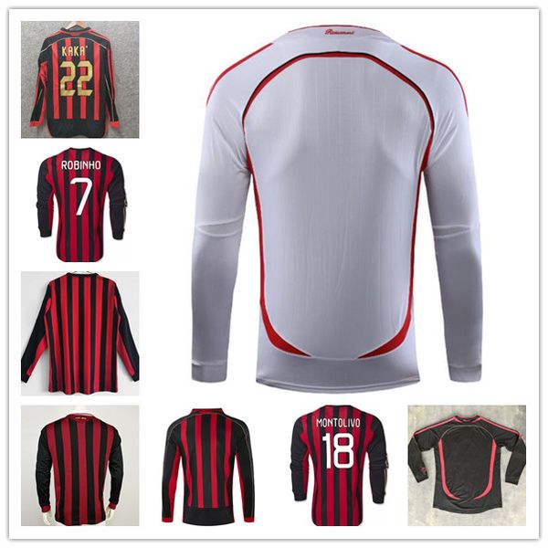 2006 2007 retro long sleeve soccer jerseys vintage classic kaka 22 maldini 3 inzaghi 9 cafu 2 seedorf 10 maillot de futbol uniform thai qual, Black;yellow
2006 2007 retro long sleeve soccer jerseys vintage classic kaka 22 maldini 3 inzaghi 9 cafu 2 seedorf 10 maillot de futbol uniform thai qual, Black;yellow