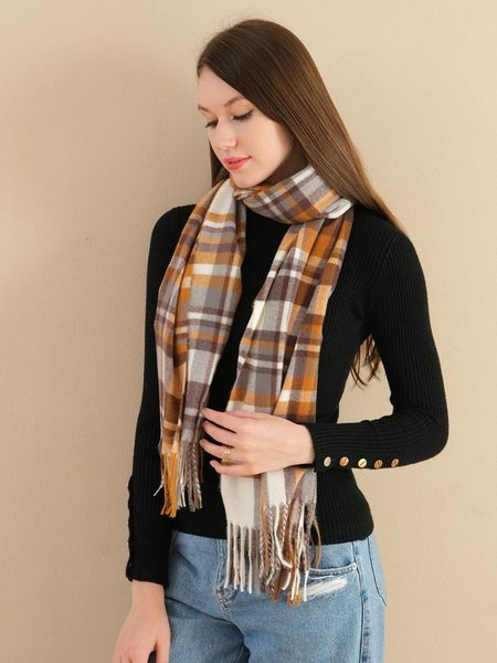 scarves autumn & winter plaid scarf tassel ends cashmere women thick warm shawls wraps blanket quality foulard sf1257, Blue;gray
scarves autumn & winter plaid scarf tassel ends cashmere women thick warm shawls wraps blanket quality foulard sf1257, Blue;gray
