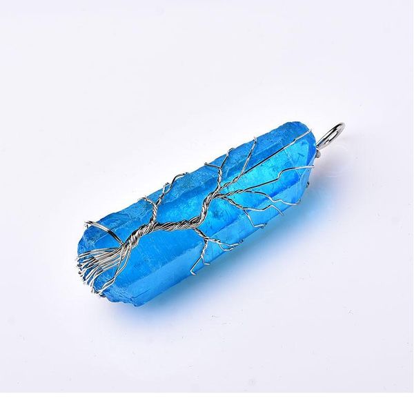 natural crystal pendant tree of life blue jewelry mineral jewelry fashion simple stone for men women jewelry handmad qylusx, Black
natural crystal pendant tree of life blue jewelry mineral jewelry fashion simple stone for men women jewelry handmad qylusx, Black