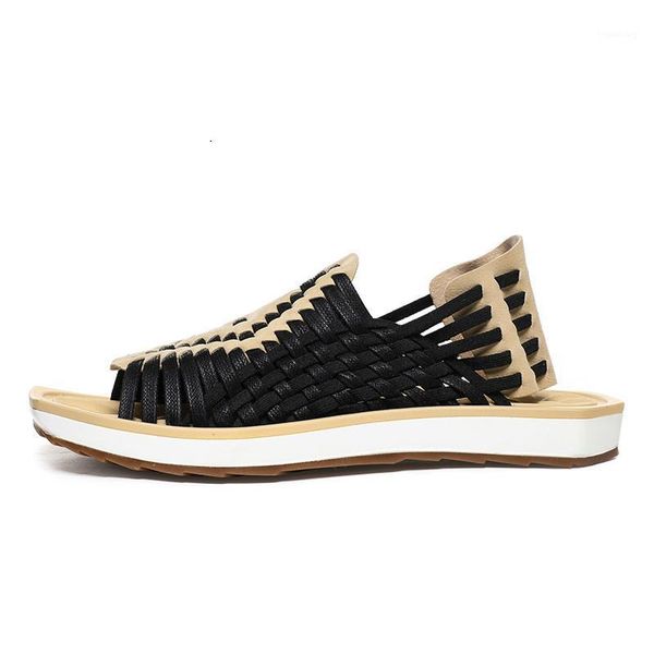 sandals fashion men's microfiber breathable comfortable high soft bottom woven slippers student net red tide casual beach shoes1, Black
sandals fashion men's microfiber breathable comfortable high soft bottom woven slippers student net red tide casual beach shoes1, Black