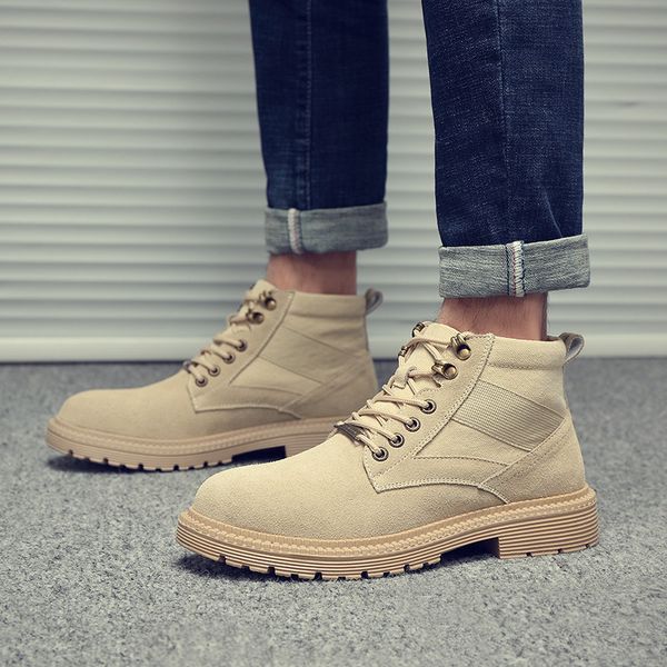 brand men army boots outdoor leisure workwear boots genuine leather tooling mens hiking sneakers fashion retro, Black
brand men army boots outdoor leisure workwear boots genuine leather tooling mens hiking sneakers fashion retro, Black