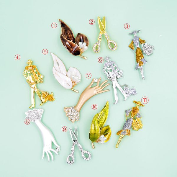 cindy xiang one set 11pcs for wholesale women and men enamel brooches puppy scissors pin brooch beautiful hand pin new 201009, Gray
cindy xiang one set 11pcs for wholesale women and men enamel brooches puppy scissors pin brooch beautiful hand pin new 201009, Gray