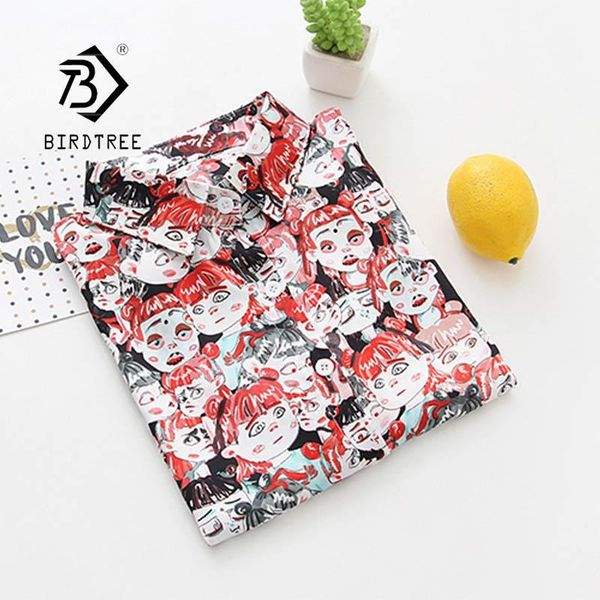 summer new women vintage korean style fashion print shirt long sleeve loose chiffon blouse casual feminina blusa t06610r1, White 
summer new women vintage korean style fashion print shirt long sleeve loose chiffon blouse casual feminina blusa t06610r1, White