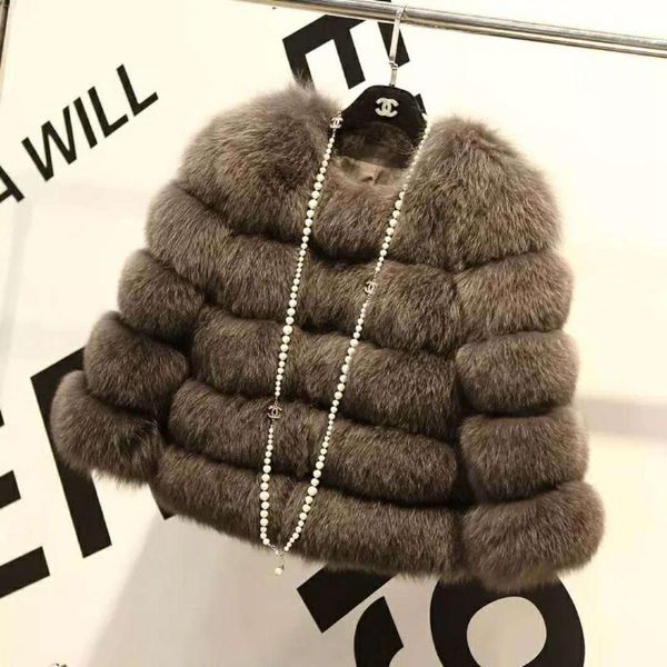 women's fur & faux winter women short coat thick fluffy luxury jacket fashion mujer bontjas warm furry shaggy outerwear jackets, Black
women's fur & faux winter women short coat thick fluffy luxury jacket fashion mujer bontjas warm furry shaggy outerwear jackets, Black