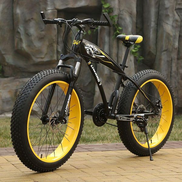 snowmobile mountain bike 4.0 large tire damping speed offroad men bike double disc brakes
snowmobile mountain bike 4.0 large tire damping speed offroad men bike double disc brakes