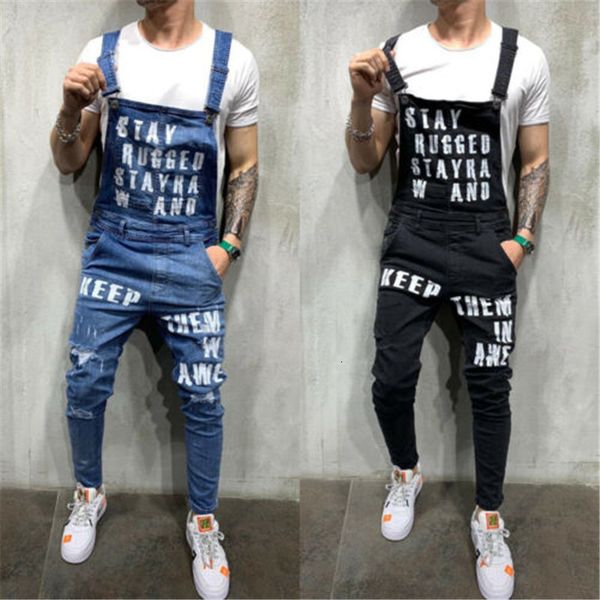 men ripped jeans jumpsuits hi street distressed denim bib overalls man suspender denim pants male playsuit, Blue
men ripped jeans jumpsuits hi street distressed denim bib overalls man suspender denim pants male playsuit, Blue