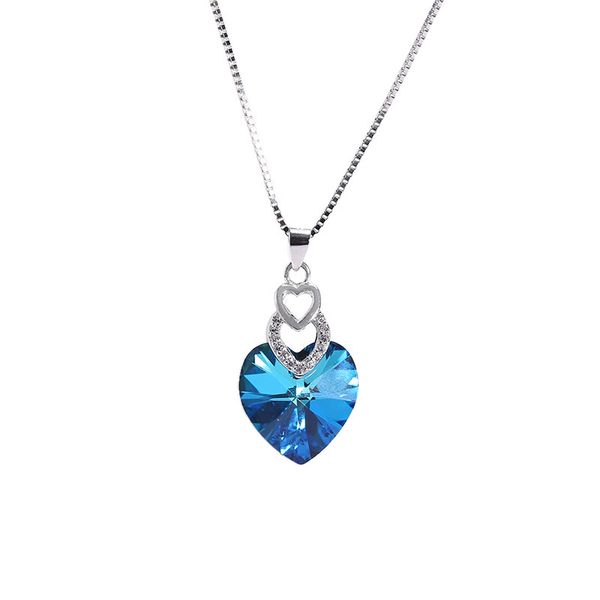 new real s925 pendant fine jewelry heart ocean necklace pendants chain fashion accessories jewel q1209, Bronze;silver
new real s925 pendant fine jewelry heart ocean necklace pendants chain fashion accessories jewel q1209, Bronze;silver