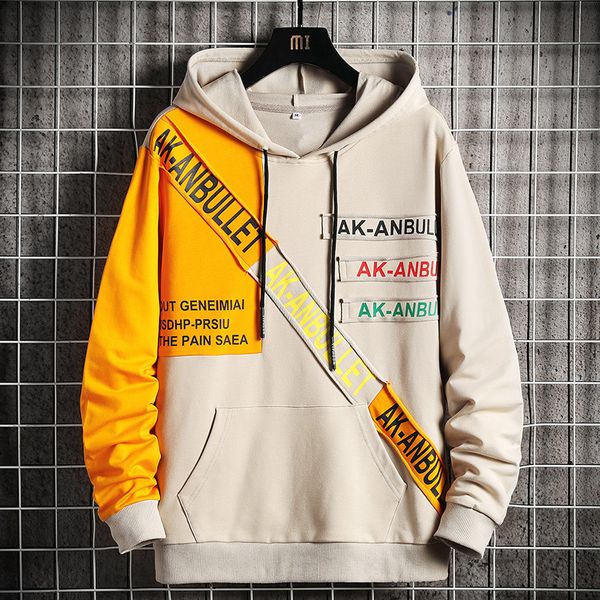 men's hoodies 2020 autumn patchwork funny harajuku japanese style streetwear casual hoodie men sweatshirt printed male, Black
men's hoodies 2020 autumn patchwork funny harajuku japanese style streetwear casual hoodie men sweatshirt printed male, Black