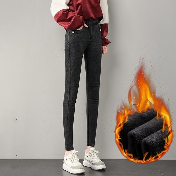 new autumn winter women thick velvet jeans pocket webbing warm snowflake pencil pants elastic straight leggings skinny jeggings 201105, Blue
new autumn winter women thick velvet jeans pocket webbing warm snowflake pencil pants elastic straight leggings skinny jeggings 201105, Blue