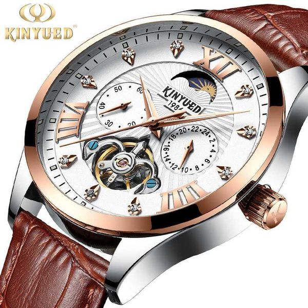 wristwatches genuine leather automatic watch men tourbillon luminous wristwatch fashion stainless steel mechanical relogio masculino1, Slivery;brown
wristwatches genuine leather automatic watch men tourbillon luminous wristwatch fashion stainless steel mechanical relogio masculino1, Slivery;brown
