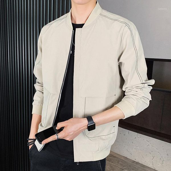 autumn & winter thin jacket men's coat trend men's wear handsome coat men stand collar workwear baseball collar casual1, Black
autumn & winter thin jacket men's coat trend men's wear handsome coat men stand collar workwear baseball collar casual1, Black