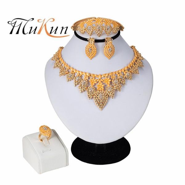 mukun 2020bridal gift nigerian wedding brand jewelry set dubai gold jewelry sets for women african big flowers necklace earrings, Silver
mukun 2020bridal gift nigerian wedding brand jewelry set dubai gold jewelry sets for women african big flowers necklace earrings, Silver