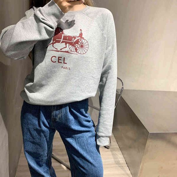 family autumn and winter new couple vacation classic pony printed casual round neck sweater for men women, Black
family autumn and winter new couple vacation classic pony printed casual round neck sweater for men women, Black