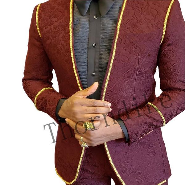 thorndike 2021 business burgundy men's suit 2 pieces groom tuxedos wedding groomsman set custom made blazer with pantst1172, White;black
thorndike 2021 business burgundy men's suit 2 pieces groom tuxedos wedding groomsman set custom made blazer with pantst1172, White;black