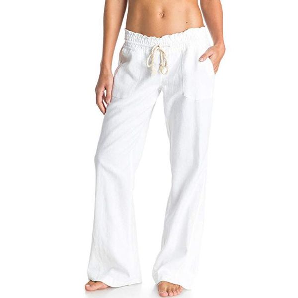 women's pants & capris casual linen woman spring autumn long trouser sweatpants comfortable wide leg, Black;white
women's pants & capris casual linen woman spring autumn long trouser sweatpants comfortable wide leg, Black;white