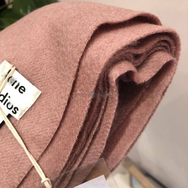 autumn and winter yang mi same wool scarf women's long warm cashmere neck classic solid color thickening shawl men's, Blue;gray