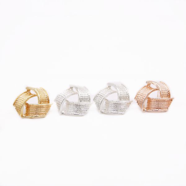 new fashion simple wide stud earring environmental protection zinc alloy material three ring style design advanced sense temperament earring, Golden;silver
new fashion simple wide stud earring environmental protection zinc alloy material three ring style design advanced sense temperament earring, Golden;silver