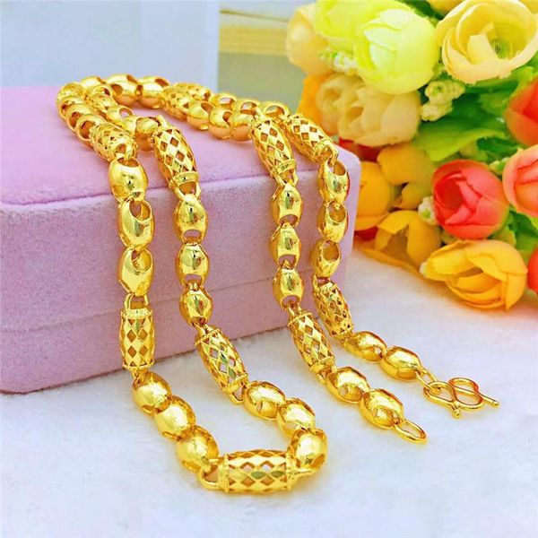 luxury fashion 14k gold necklace for men wedding engagement jewelry thick yellow gold chain jewelry charms beads necklace gifts, Silver
luxury fashion 14k gold necklace for men wedding engagement jewelry thick yellow gold chain jewelry charms beads necklace gifts, Silver