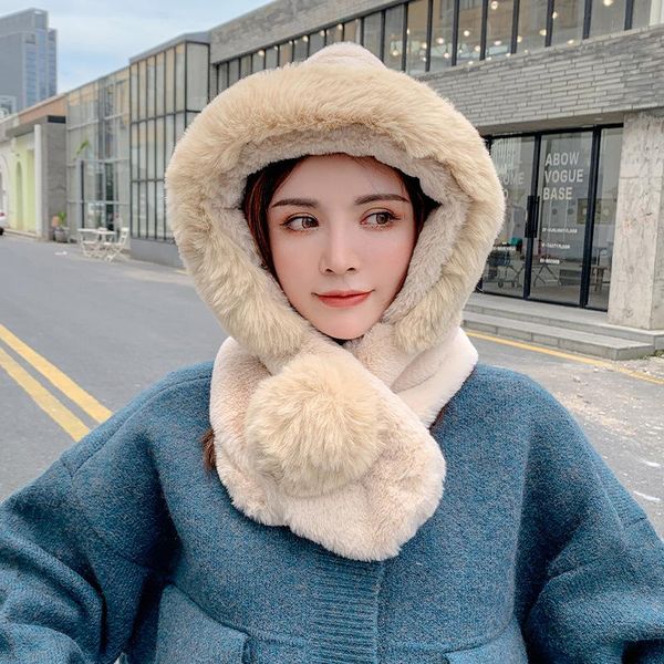 korean version women winter hats student cute mink dual-use female collar one hat fashion plus velvet warm girls caps, Blue;gray
korean version women winter hats student cute mink dual-use female collar one hat fashion plus velvet warm girls caps, Blue;gray