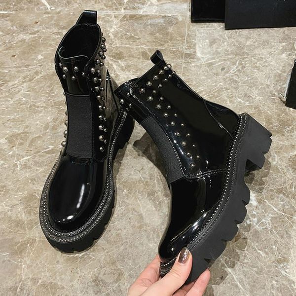 boots 2021 autumn black ankle for women fashion cool rivet round toe woman shoes waterproof leather snow
boots 2021 autumn black ankle for women fashion cool rivet round toe woman shoes waterproof leather snow
